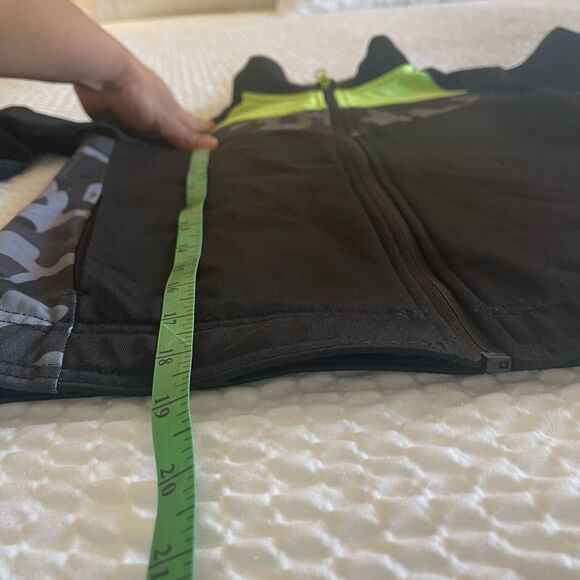 Athletic Works Youth Boys Black Full Zip Track Jacket Pullover Size M (8) - Picture 4 of 7